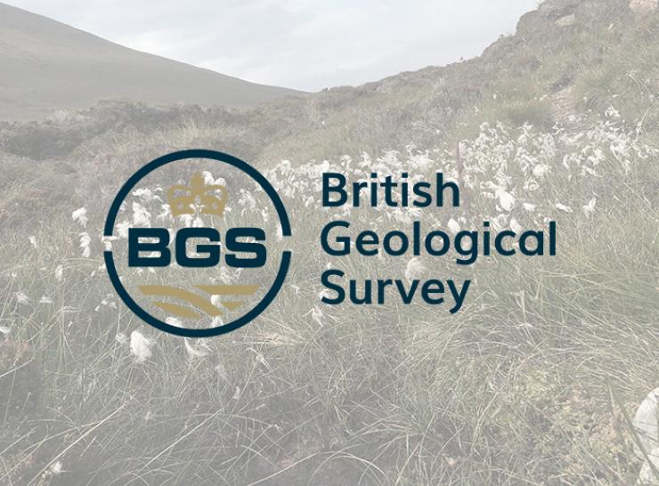 Peat soil on Hoy with BGS logo